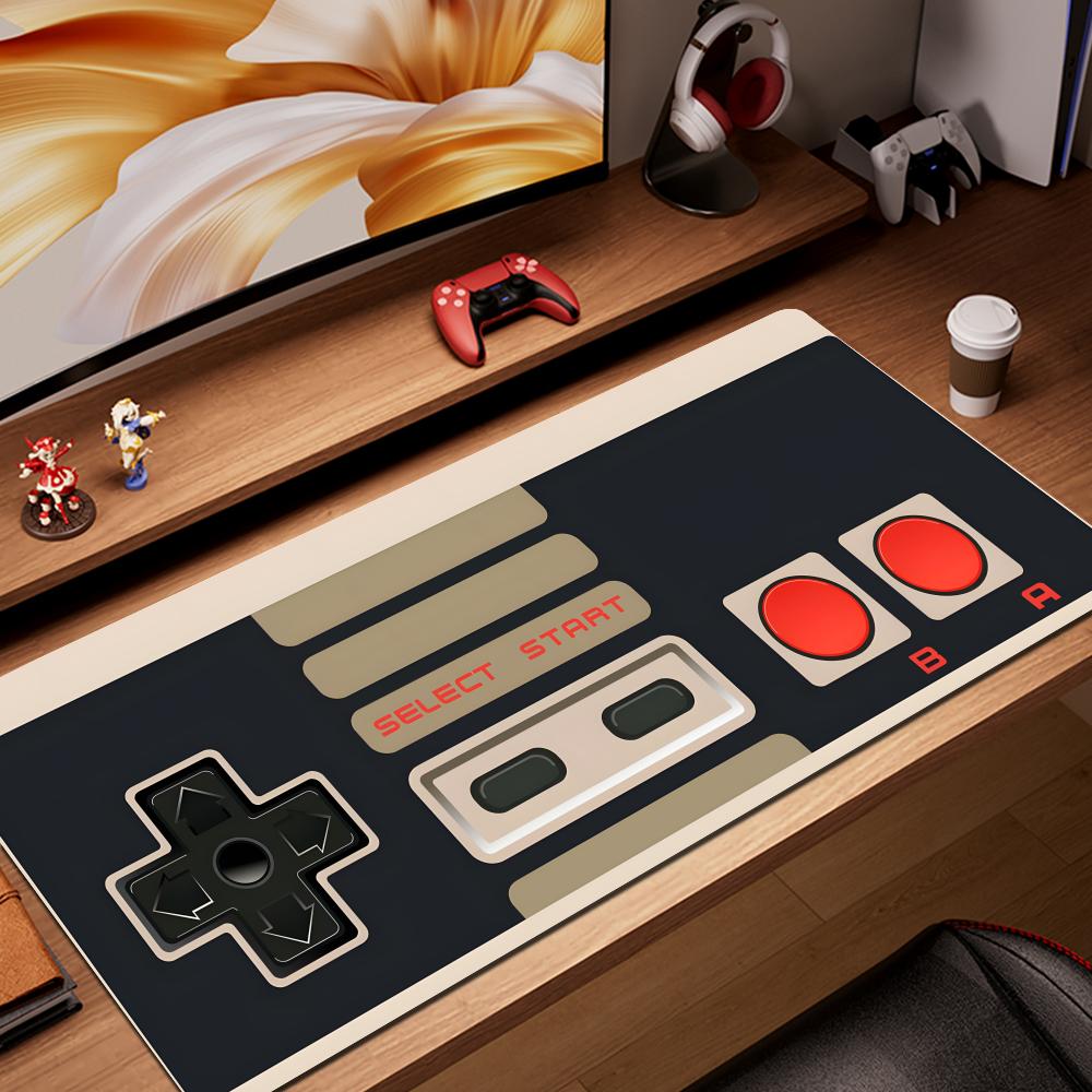 Retro Gaming Xl - Retro Game Controller Mouse Pad Anti-Slip