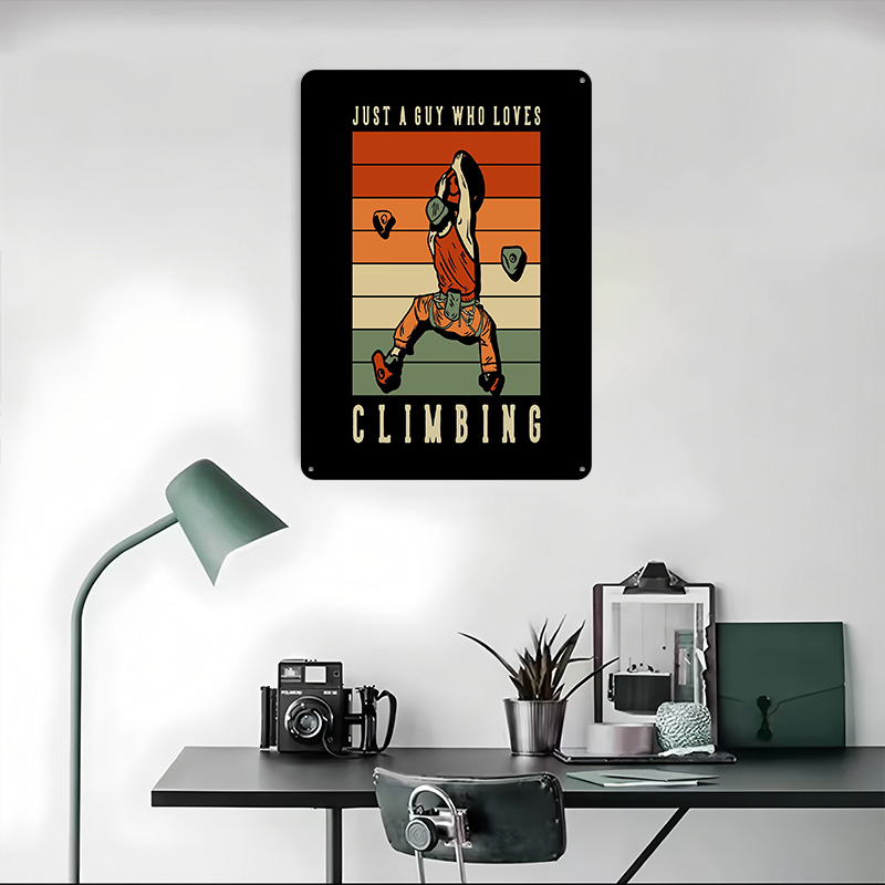 Climbing Guy Retro Sunset Tinp - Retro Gaming Guy ulasan dan harga