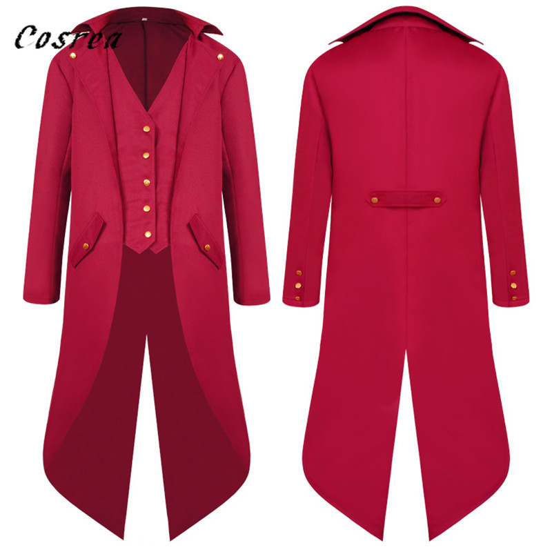 Medieval Retro Red Tuxedo Tail - Retro Gaming Jacket ulasan dan harga
