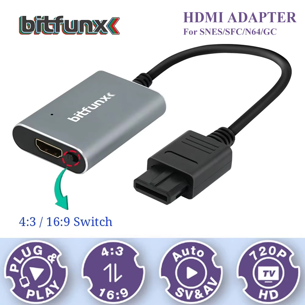 Bitfunx 720P Svideo / AV To HD - Retro Gaming Nostalgia ulasan dan harga