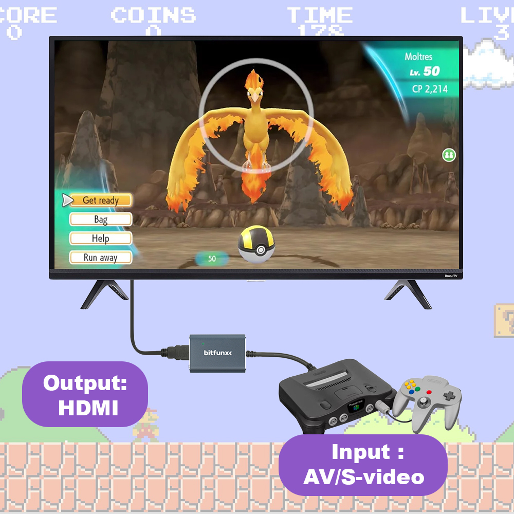 Bitfunx 720P Svideo / AV To HD - Retro Gaming Nostalgia ulasan dan harga