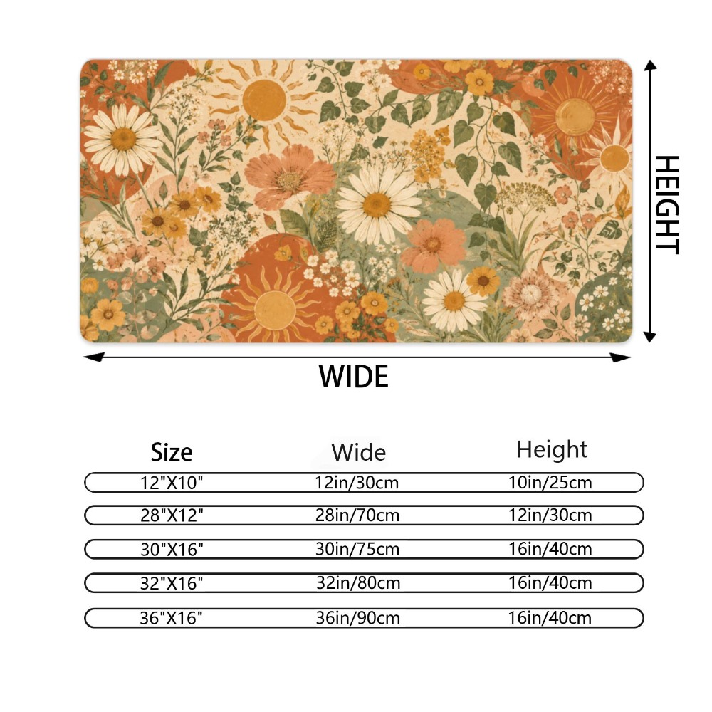 Retro Sunflower Pattern Full-S - Retro Gaming Xl ulasan dan harga
