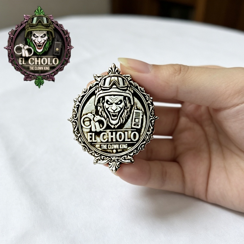 Custom Clown Logo Brooch Perso - Retro Gaming Jacket ulasan dan harga