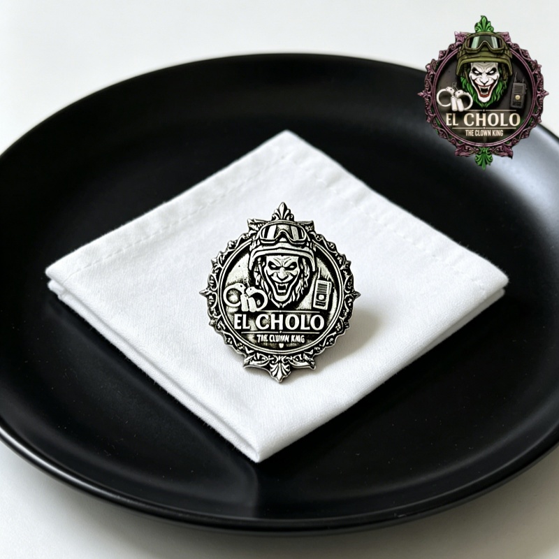 Custom Clown Logo Brooch Perso - Retro Gaming Jacket ulasan dan harga