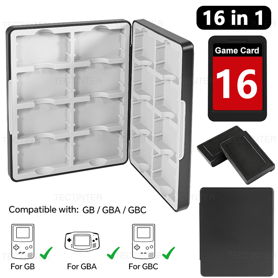 Portable 16 in 1 Game Card Sto - Game Boy Cartridge Holder ulasan dan harga