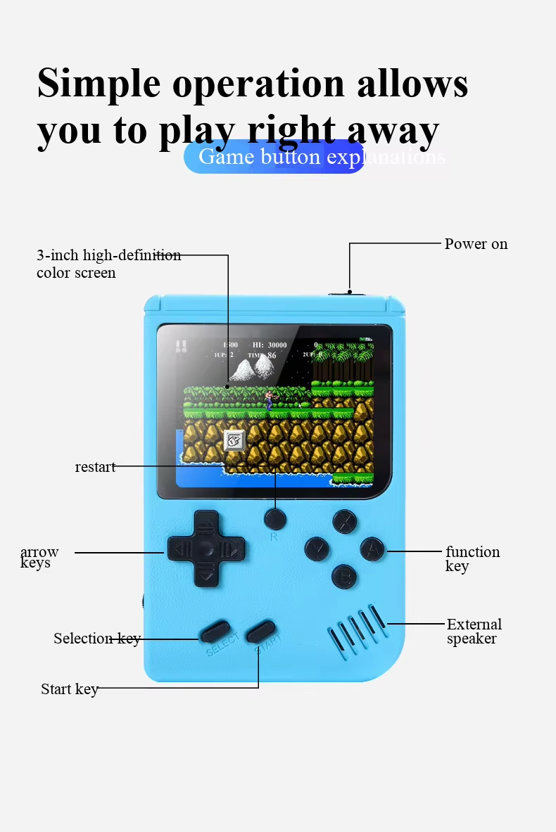 400 In 1 MINI Games Handheld G - Retro Gaming Hub ulasan dan harga