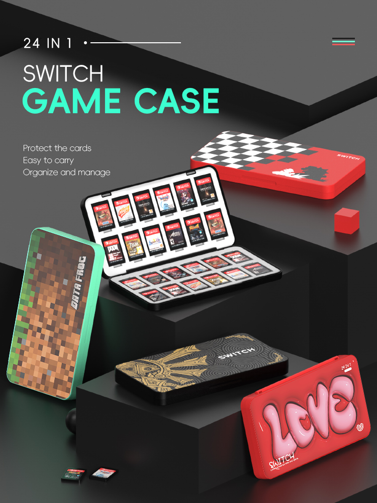 24 in 1 Game Card Case for Swi - Game Boy Cartridge Holder ulasan dan harga