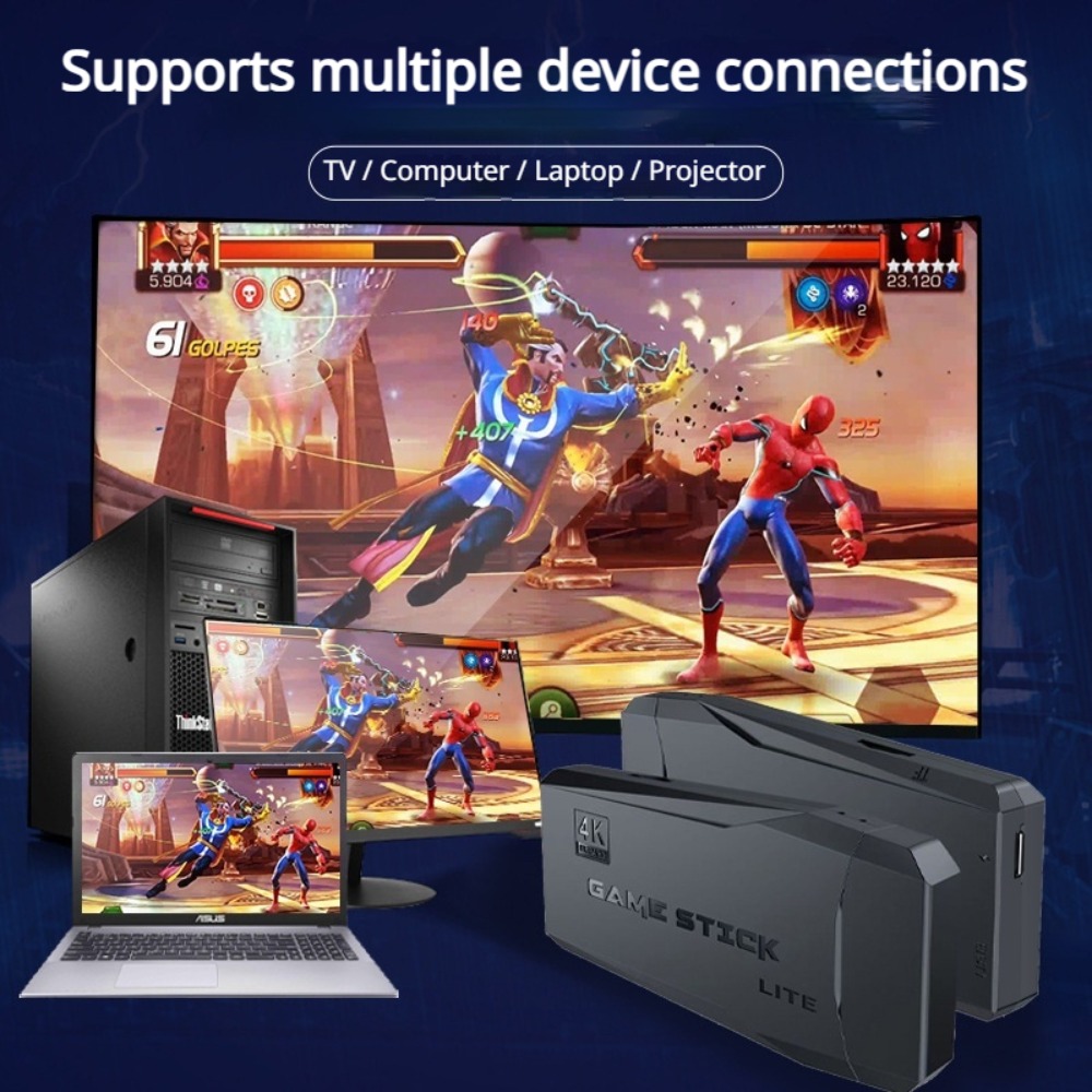 Portable 4K Retro Game Stick C - Retro Gaming Hdmi ulasan dan harga