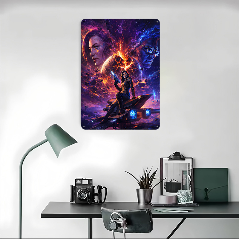 Sci-fi Warrior in Space Tinpla - Retro Gaming Space ulasan dan harga