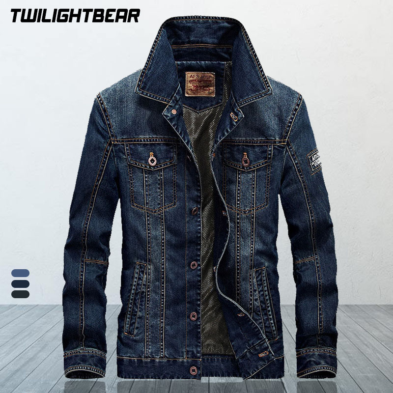 High Quality Men's Denim Jacke - Retro Gaming Jacket ulasan dan harga