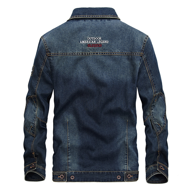 High Quality Men's Denim Jacke - Retro Gaming Jacket ulasan dan harga