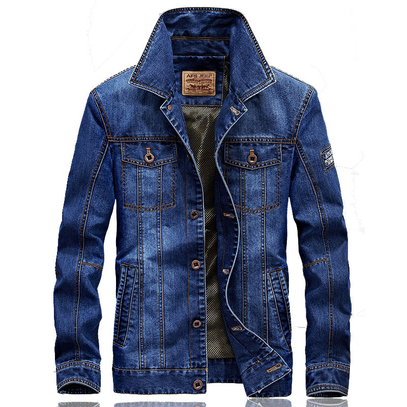 High Quality Men's Denim Jacke - Retro Gaming Jacket ulasan dan harga