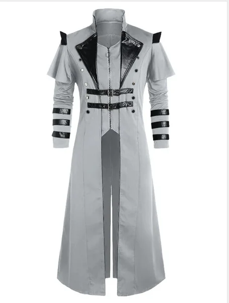 Vintage Men's Gothic Steampunk - Retro Gaming Jacket ulasan dan harga