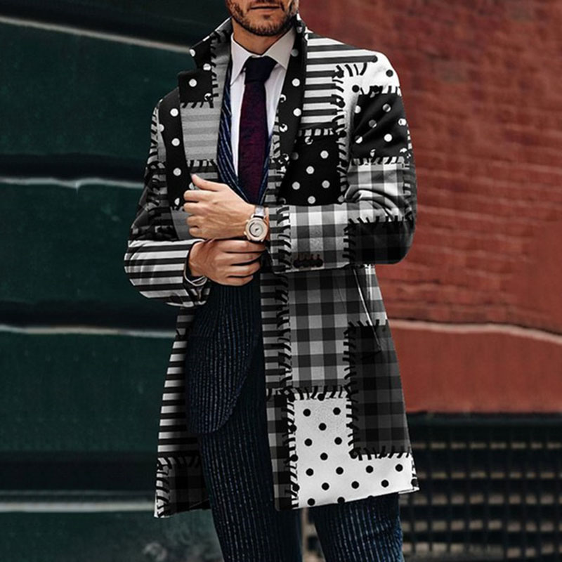 Retro Graphic Geo Print Colorb - Retro Gaming Jacket ulasan dan harga