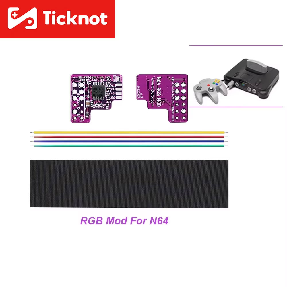 RGB Mod Chip For N64 NTSC Game - Retro Gaming Hdmi ulasan dan harga